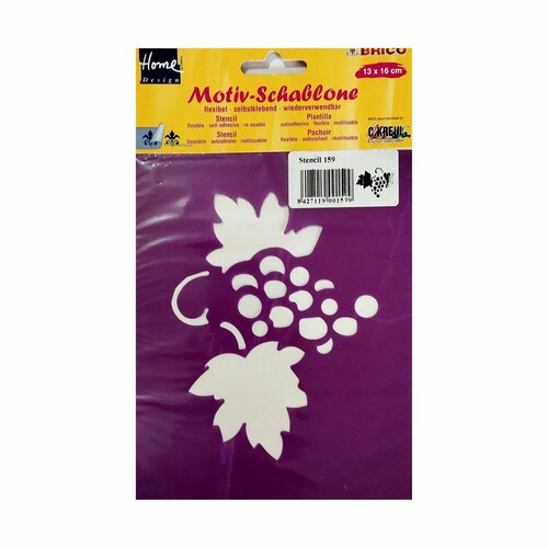 Трафарет универсальный Виноград 1316см 378₽