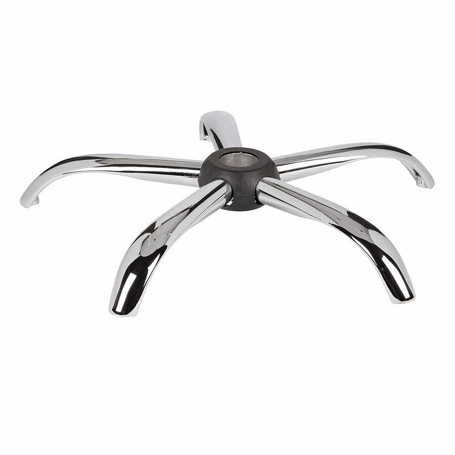 фото Крестовина 700мм до 150 кг, для кресла офисного металлическая хромированная