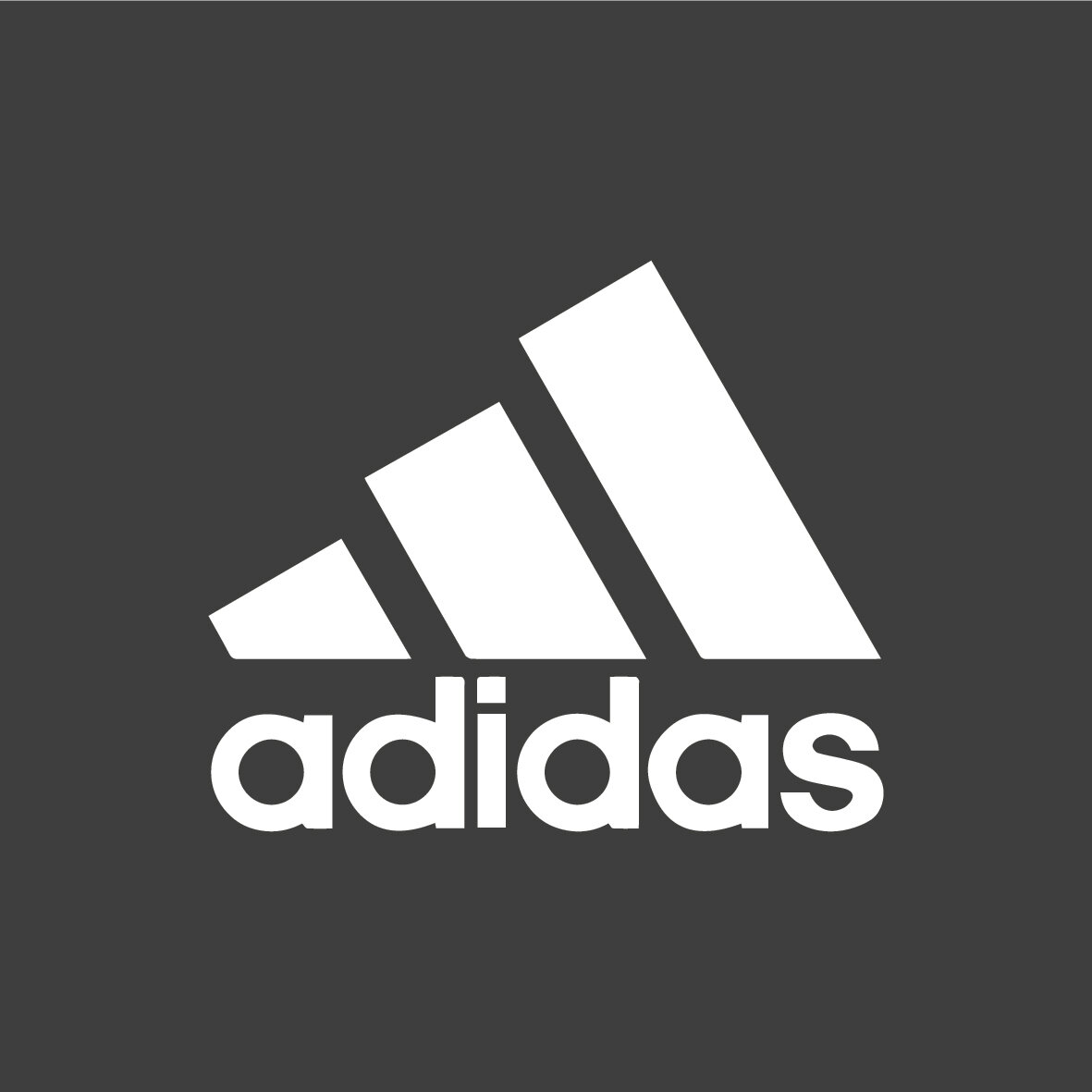 Наклейка "Adidas" 10х9 см
