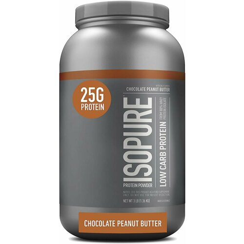 Isopure, Low Carb Protein Powder, Chocolate Peanut Butter, 3 lb (1.36 kg)