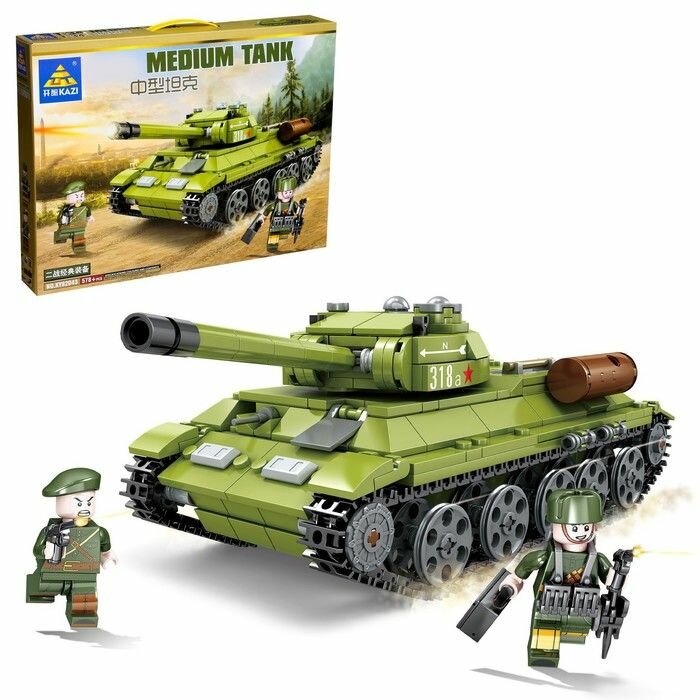 Конструктор Армия Танк Т-34 , 578 деталей
