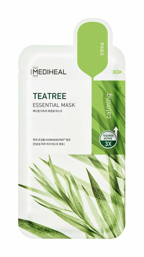 Успокаивающая тканевая маска для лица с экстрактом чайного дерева / Mediheal Teatree Essential Mask