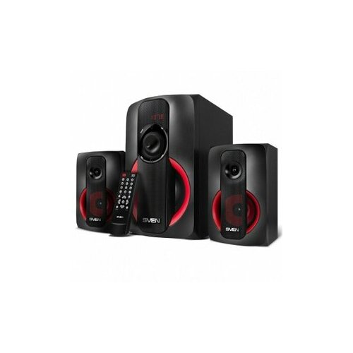 Акустическая система Sven Колонки Sven MS-304 21 черныйкрасный 40Вт 699900₽