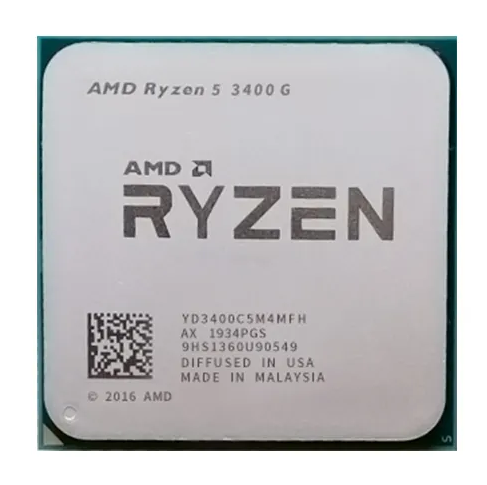 Процессор AMD Ryzen 5 3400G AM4, 4 x 3700 МГц, OEM