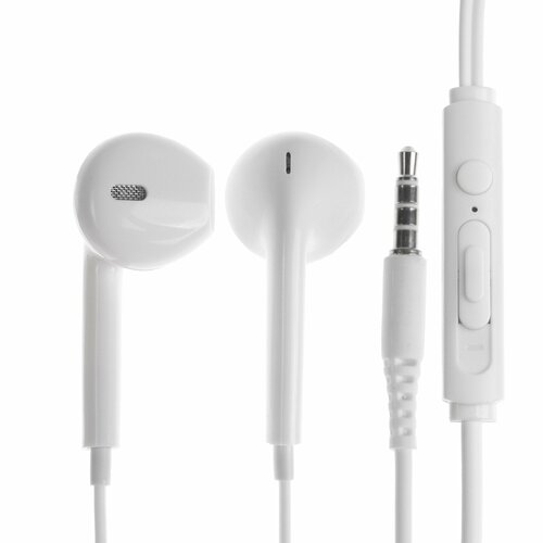 Наушники BYZ S870 проводные вкладыши микрофон 35 мм 12 м белые 345₽