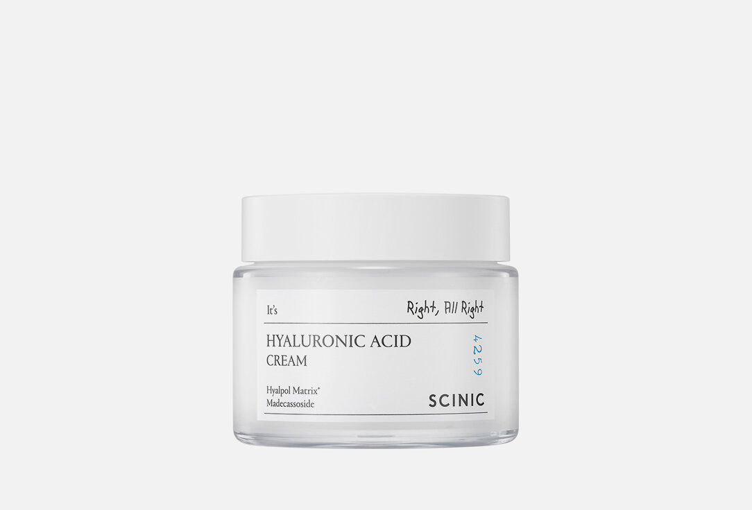 Крем для лица с гиалуроновой кислотой SCINIC Hyaluronic Acid Cream / объём 80 мл