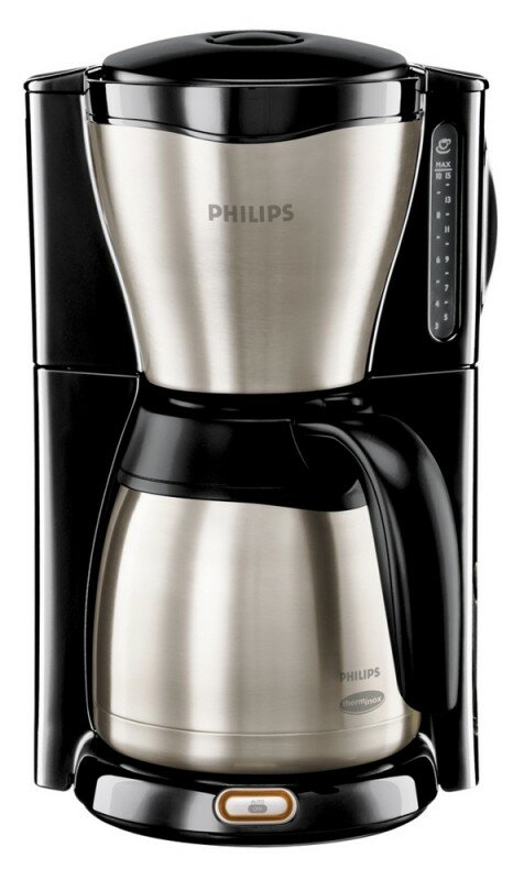 Кофеварка капельная Philips HD7546/20 серебристый/черный