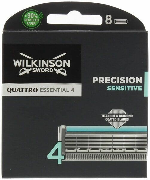 Кассеты Schick Wilkinson Quattro titanium (8 шт)