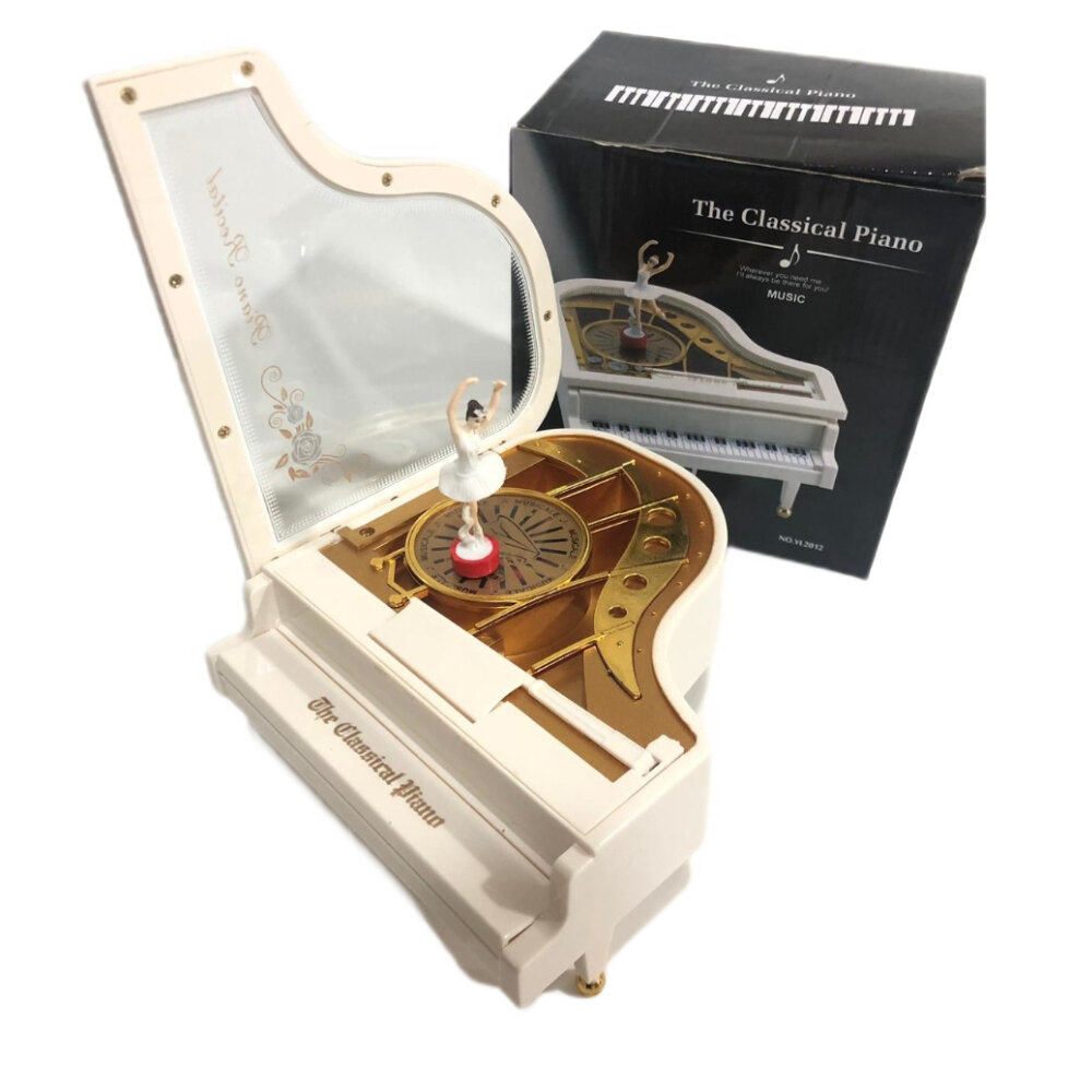 фото Музыкальная шкатулка с балериной для украшений и для резинок