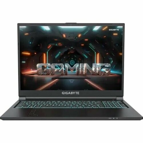 Ноутбук GIGABYTE G6 KF IPS WUXGA 1920x1200 KF-G3KZ853SH Черный 16 Intel Core i7-12650H 16ГБ DDR5 512ГБ SSD GeForce RTX 4060 8ГБ Windows 11 Home 14041000₽