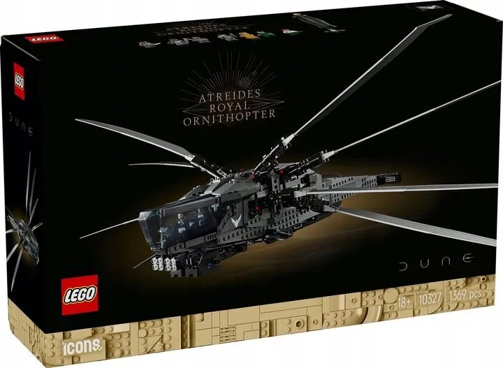 Конструктор LEGO Icons 10327 Дюна: Королевский орнитоптер Атрейдесов, 1369 дет.