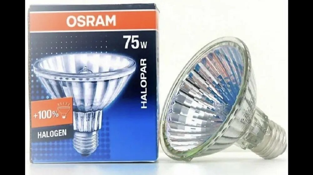 Лампа галогенная с отражателем OSRAM Halopar 30 ALU 64841 FL 75w E27