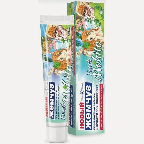Изображение товара Зубная паста Новый Жемчуг Fresh Mohito, 100 мл