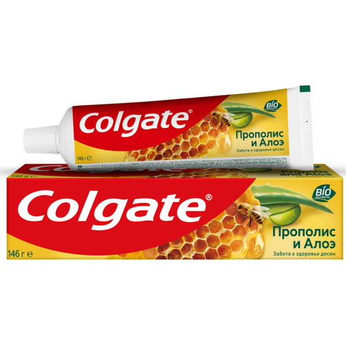 Набор из 3 штук Зубная паста Colgate прополис и алоэ 100мл зубная паста colgate прополис и алоэ 100мл fcn89267