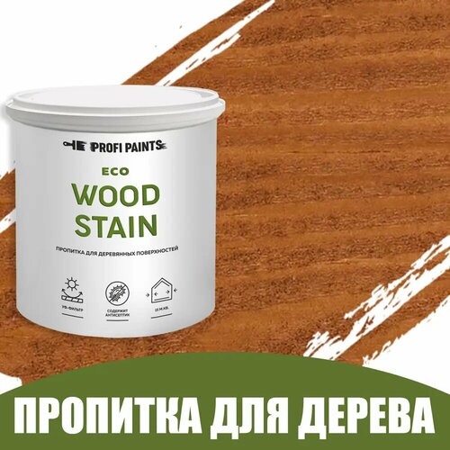 Пропитка для дерева с воском для наружных работ Profipaints Eco Wood Stain 0.9л Дуб