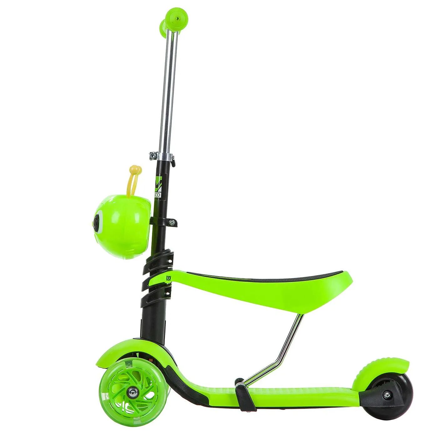 Самокат Novatrack Disco-kids Saddle для детей 222287 - фото №16