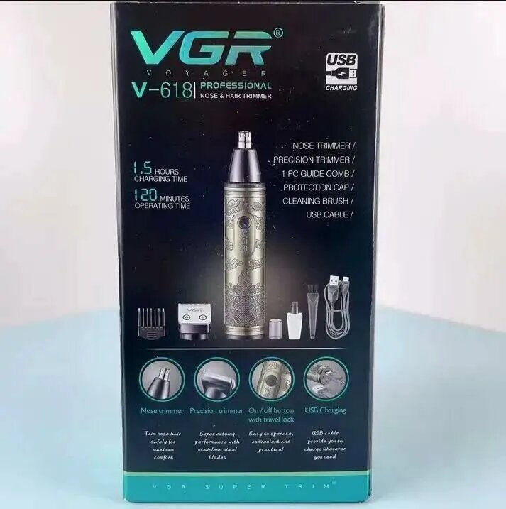 Триммер VGR V-618, золотистый