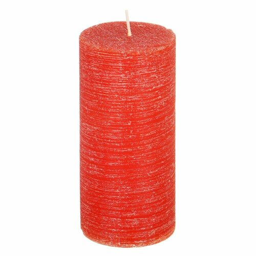 Свеча ароматическая с глиттером аромат сливы 7x15 см 723₽