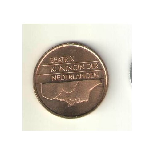 Монета 5 центов Нидерланды 2000г нидерланды 5 центов 1939 квадратная монета королева вильгельмина