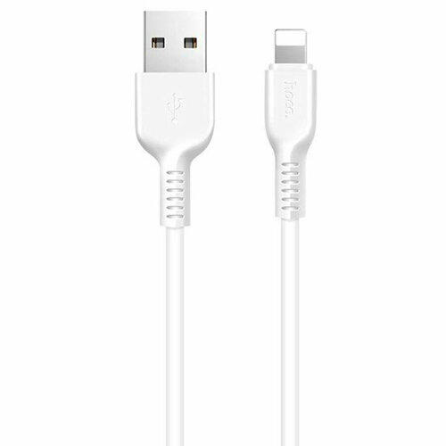 Кабель USB HOCO X20 Flash USB - Lightning, 2.4А, 3 м, белый 102pcs door