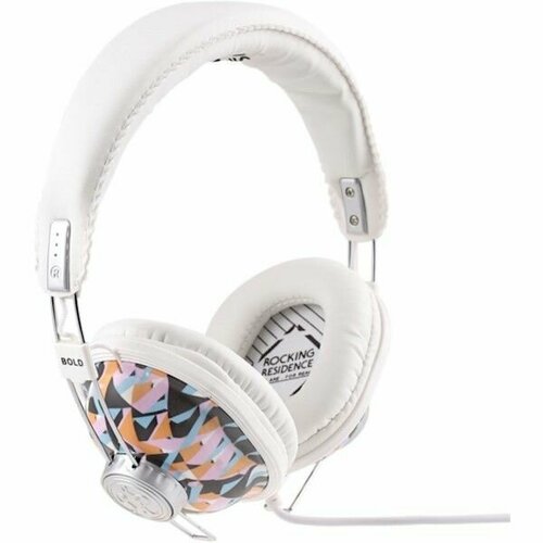 Наушники Rocking RESIDENCE BOLD Miami RR205 Белые с принтом и регулятором 1482₽
