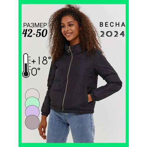 Куртка , размер 46, черный