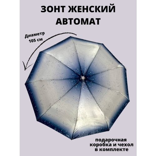 Мини-зонт GALAXY OF UMBRELLAS, серый