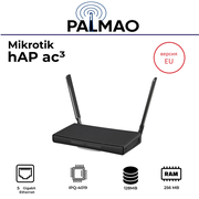 Wi-Fi роутер MikroTik hAP ac3, черный