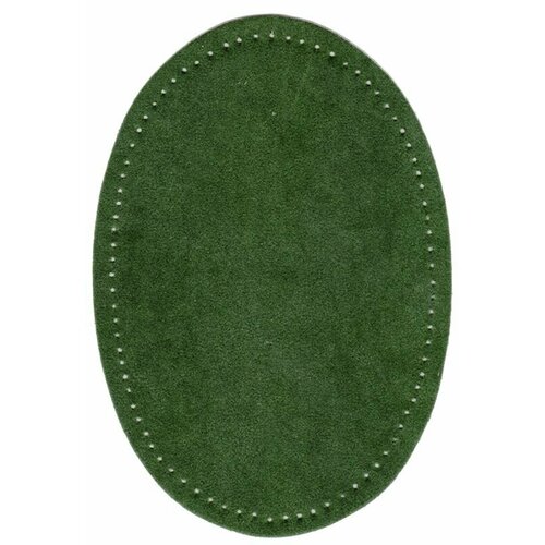 Заплатки термоклеевые искусственная замша, 11 x 6.5 см, цвет зеленый hkm textil заплатки термоклеевые искусственная замша 184 70 холодно зеленый 2 шт