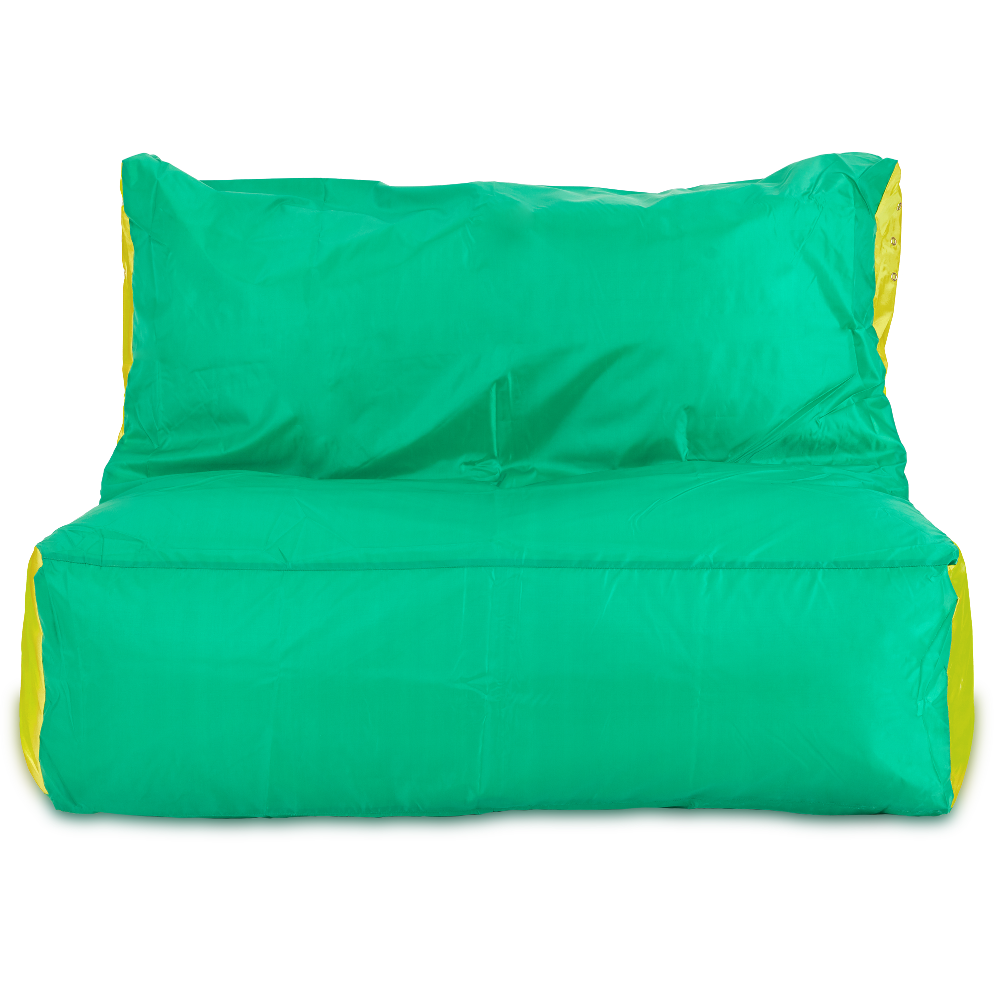 Кресло-мешок «Диван», оксфорд, Зеленый и желтый