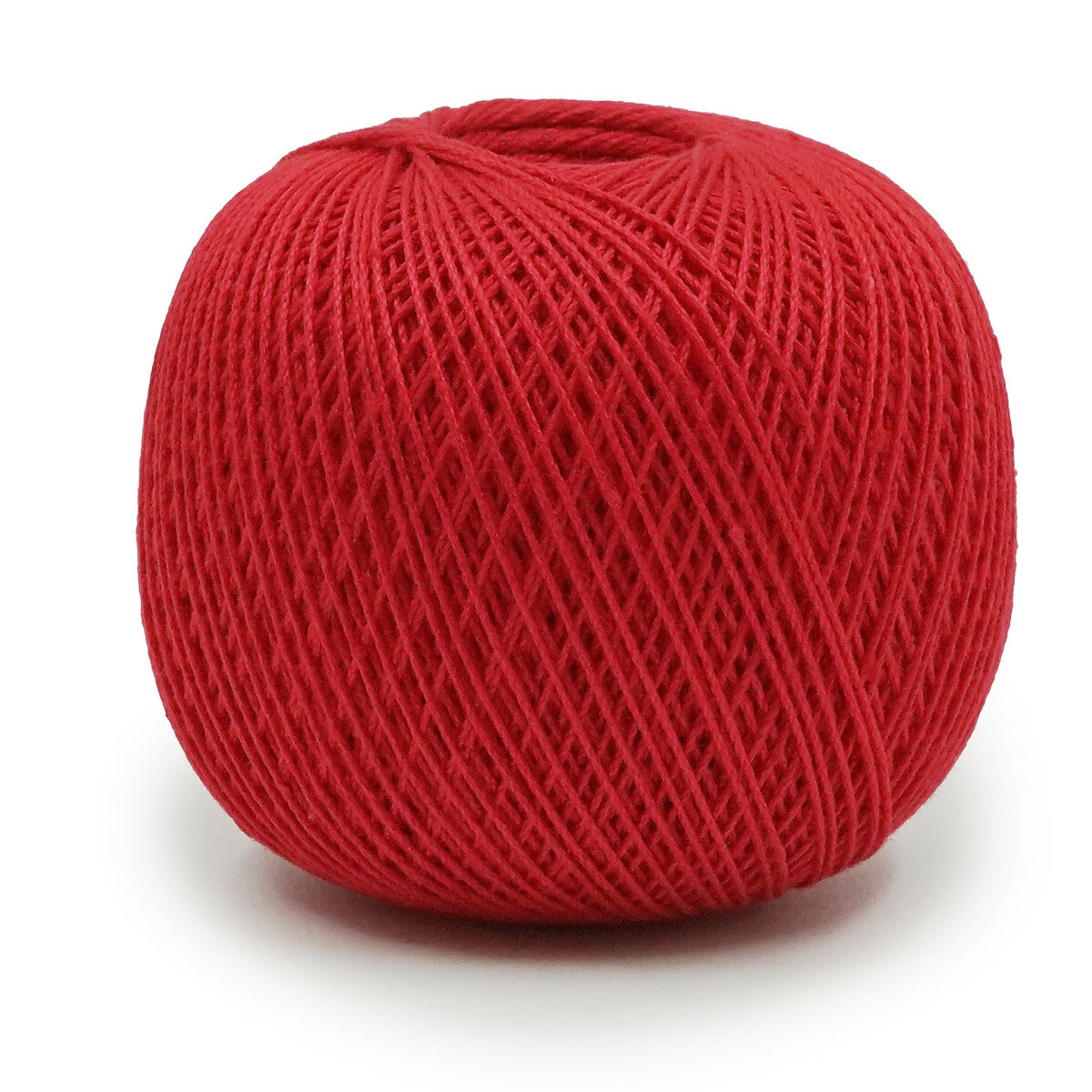 Нитки для вязания и плетения 'роза' (100% хлопок), 50г, 330м (0904 красный), 6 мотков