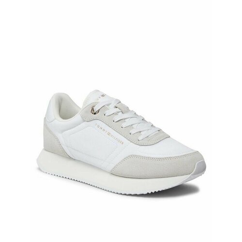 кроссовки tommy hilfiger iconic runner white Кроссовки TOMMY HILFIGER, размер EU 39, белый