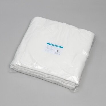 Белое полотенце Спанлейс Стандарт 30*70 см Чистовье - фото №11