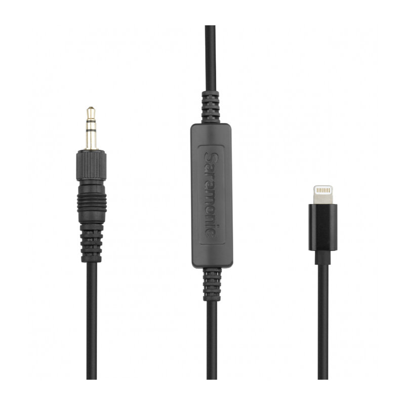 Кабель-переходник Saramonic LC-C35 с 3,5мм на Apple Lightning Audio