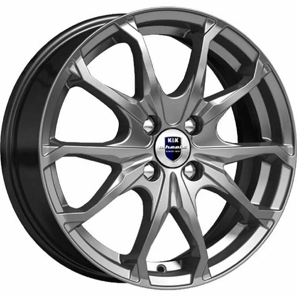 Колёсный диск K&K Brent (КС733) 16x6j 4x100 ET41 D60,1 Дарк платинум