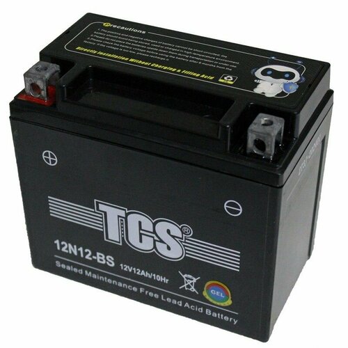 Мото акб TCS GEL12 ач 12N12-BS 150x86x131 3900₽