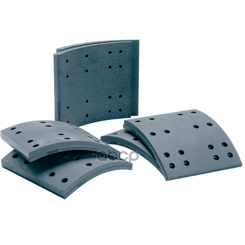 Комплект Барабанных Накладок С Заклёпками 420X180 2-Й Рем 80 Отв 8X15 93251 С Заклёпками FRAS-LE арт 1903220 8840₽