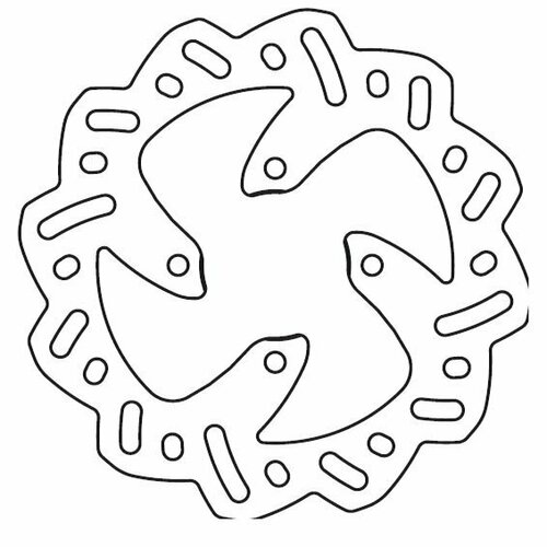 Диск тормозной задний KTM SX65 / HSQ TC65