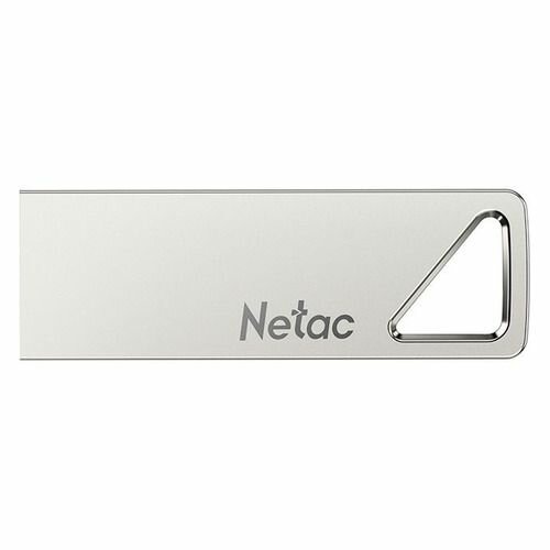 Флешка USB NETAC U326 4ГБ, USB2.0, серебристый [nt03u326n-004g-20pn]