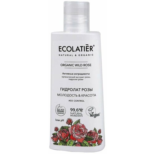 Гидролат для лица Ecolatier, Organic WILD ROSE, 150 мл