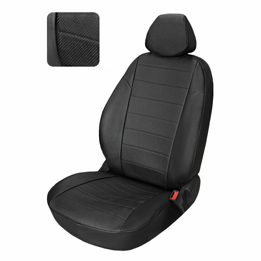 Чехлы в машину для Hyundai Elantra VI (AD) 2015-2020 черный аригон