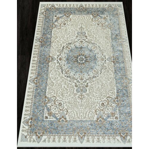 Ковер 06066A - L.BLUE FDY / CREAM HB - Прямоугольник - коллекция SAHARA 1.60x2.30