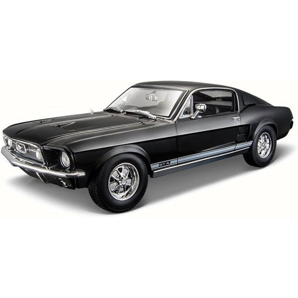 Модель автомобиля Ford Mustang Fastback (1967) 1:18 Maisto черный