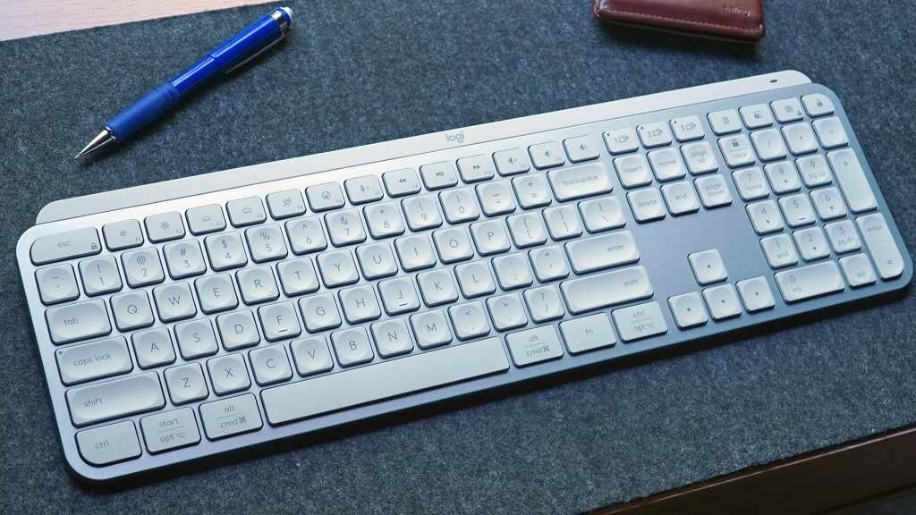 Клавиатура Logitech MX Keys S, белый, Английская/Русская