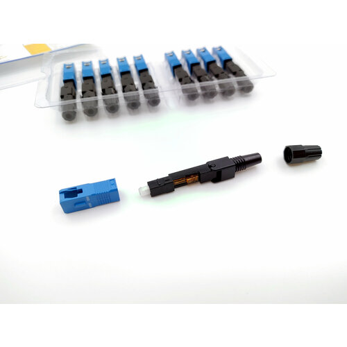 Быстрый коннектор FOXNET типа SCUPC для FTTH кабелей 10 шт 764₽