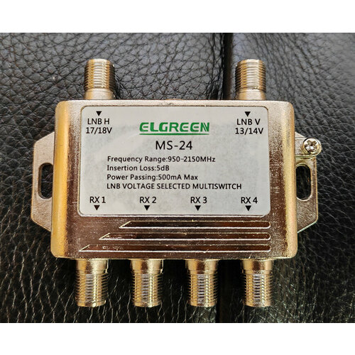 Мультисвитч MS-24 Elgreen Multiswitch 2*4 мультисвитч активный радиальный gi 4t12