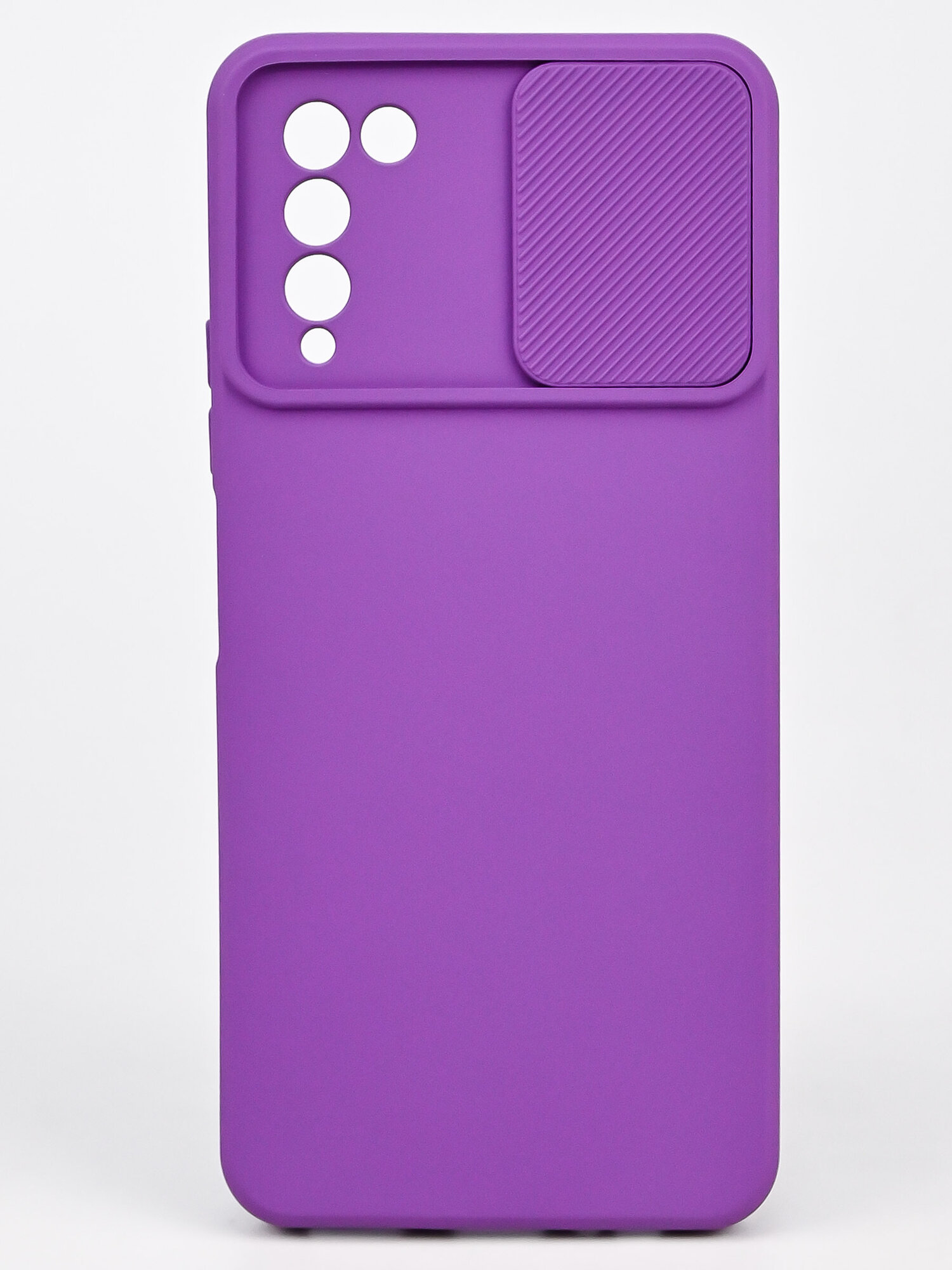 фото Силиконовый чехол бампер на Хуавей Хонор 10Х Лайт со шторкой, защитная противоударная накладка на телефон Huawei Honor 10X Lite с защитой камеры