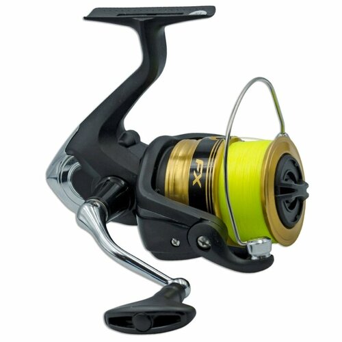 катушка shimano 19 fx 1000 с леской 0 235мм 150м Катушка Shimano 19 FX 1000 с леской 0.235мм 150м