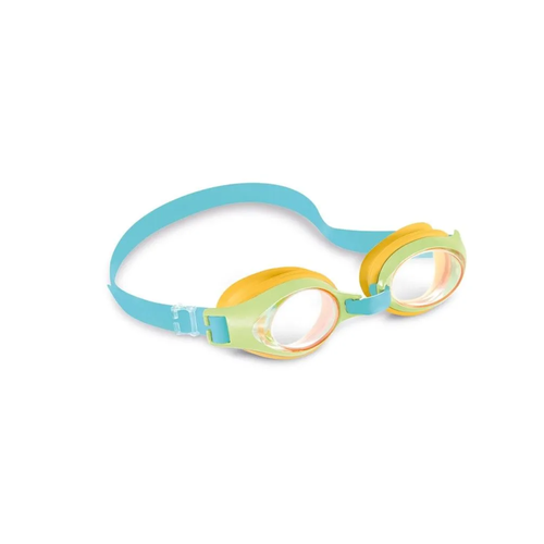 Очки для плавания детские "Радужные", от 3-8 лет (оранжевый), Intex 55611