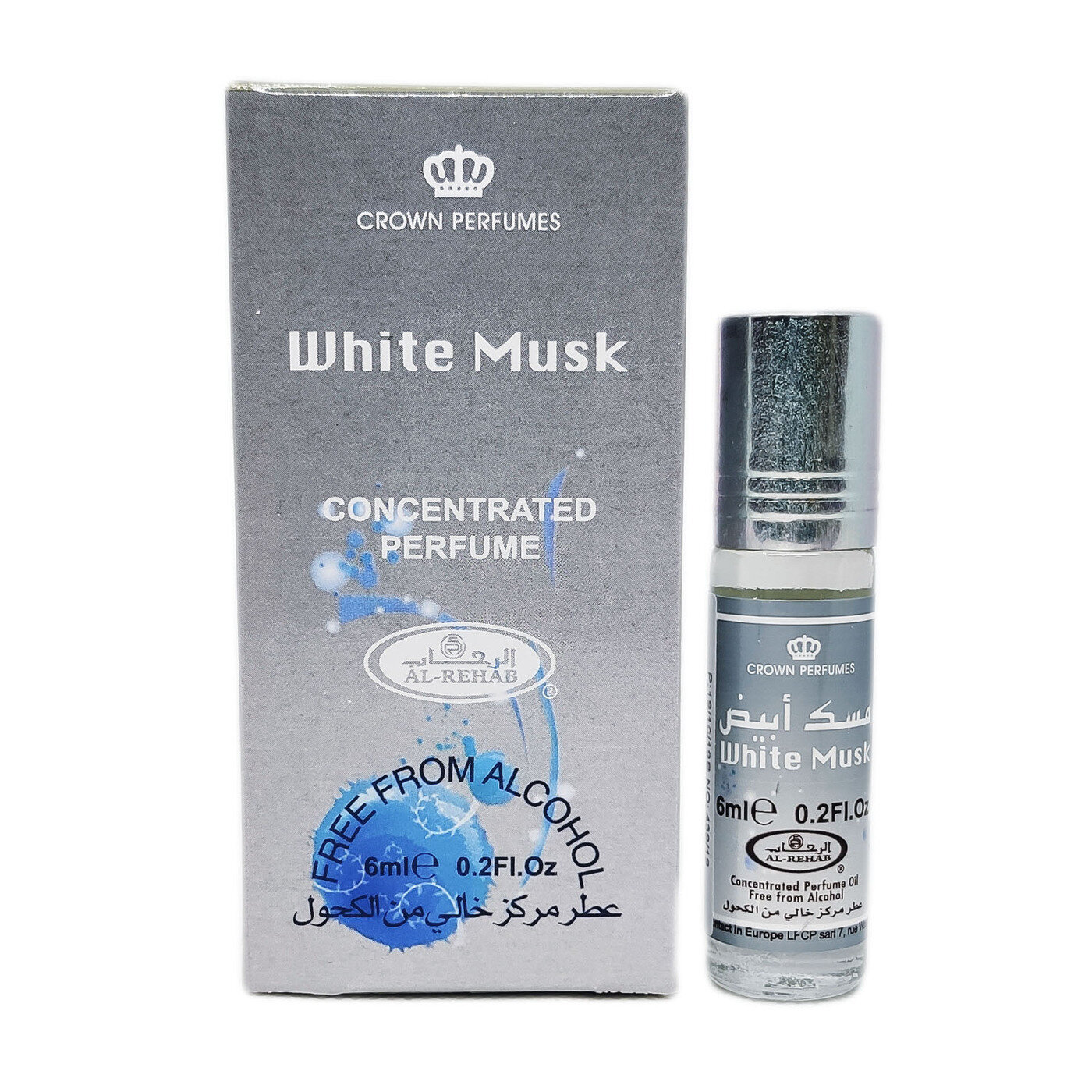Арабские масляные духи White Musk / Белый Муск Al Rehab Perfumes 6 мл